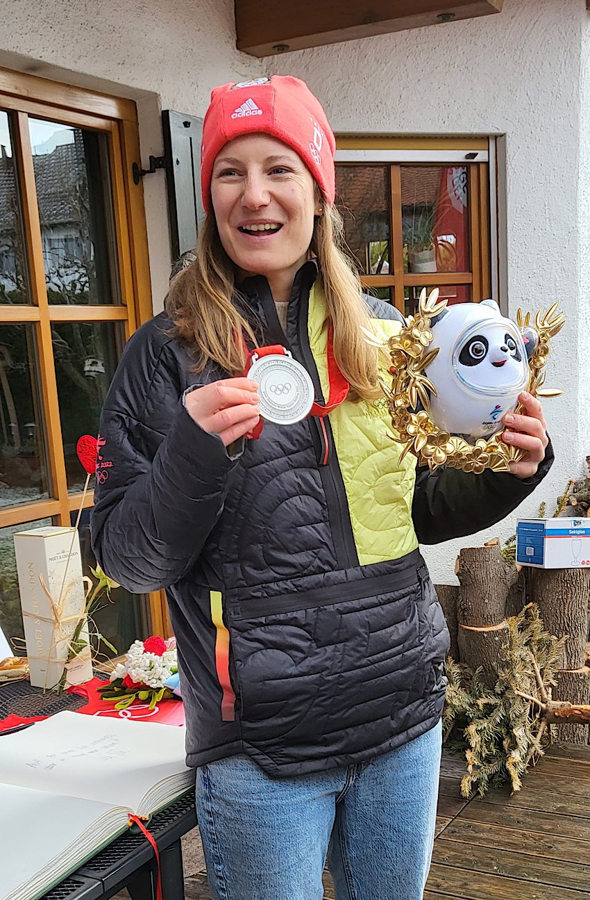 Herzlichen Glückwunsch zur Silbermedaille, Lena Dürr! Stadt Germering